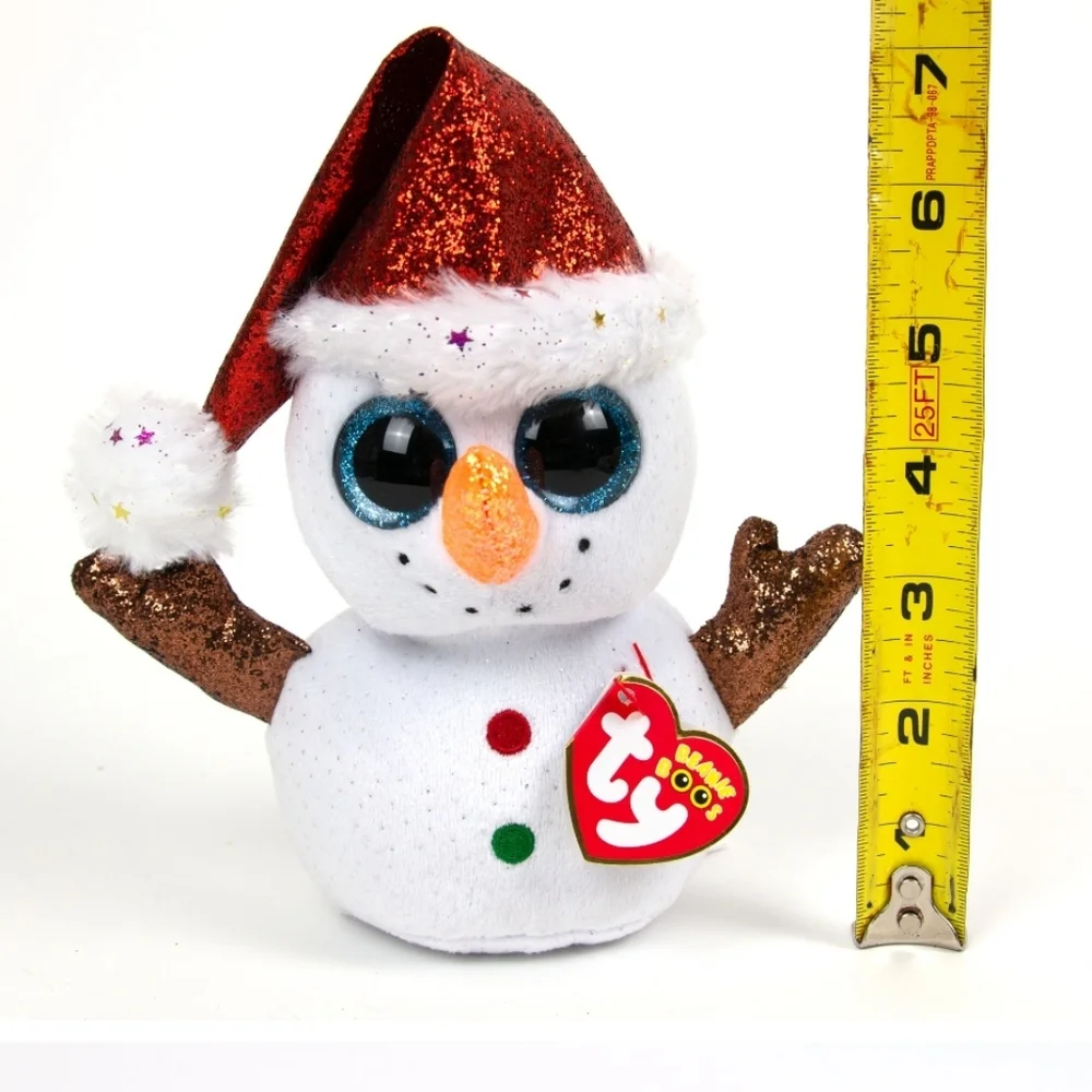 Ty beanie boos babies flurry snowman new